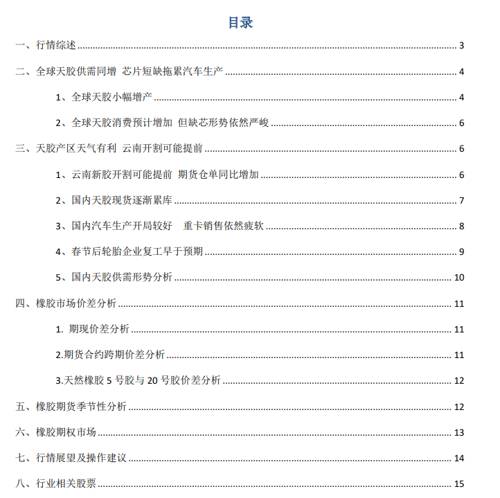 【橡胶月报】2月：节后胶价震荡偏弱(图1)