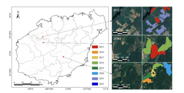 中国热科院在幼龄橡胶园遥感早期识别方面取得新进展(图2)